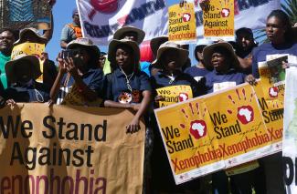 Demo in Kapstadt, Südafrika | Foto: Maren Denker