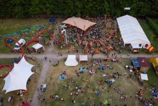 AgriKultur Festival 2019 von oben