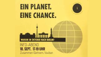 Ein Planet. Eine Chance.