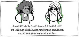 Augen und Ohren zuhalten