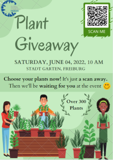 Plant Giveaway Poster