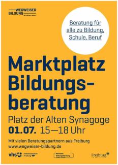 Plakat Marktplatz Bildungsberatung
