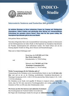 Indico-Studien Einladung