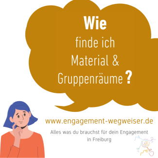 Wie finde ich Material und Gruppenräume?