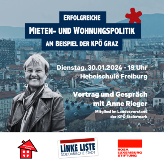 19 Uhr, 30.01. Anne Rieger zu Gast in Freiburg