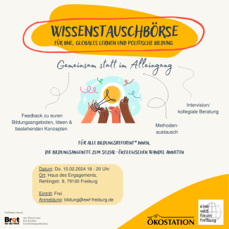 flyer wissenstauschbörse