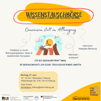 Flyer Wissenstauschbörse 17.Juni