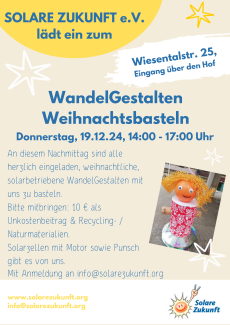 Flyer Weihnachtsbasteln