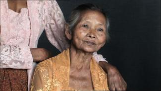 Eine so genannte "Trostfrau" aus dem Zweiten Weltkrieg heute.