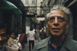 Der Schriftsteller Peter Finkelgrün in Shanghai