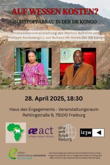 Plakat mit Angaben zur Veranstaltung