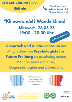 Flyer Klimawandel? Wandelklima!