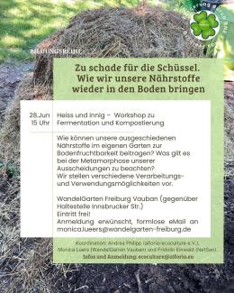 Flyer der Veranstaltung