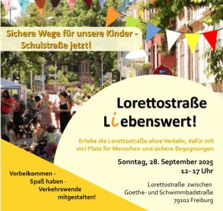 Einladung zum Aktionstag Lorettostraße L(i)ebenswert