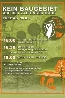 Aktionstag für den Erhalt der Zähringer Höhe – 30.01.26